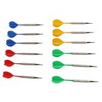 Soft Tip Darts, 12PCS Plastic Soft Tip Darts Set, for Electronic Dartboard Games, Professional Indoor Darts