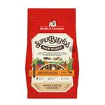 Stella & Chewy's SuperBlends Raw Blend Kibble for Dogs Wholesome Grains Grass-Fed Beef, Beef Liver & Lamb Recipe with Superfoods, 1.47kg Bag