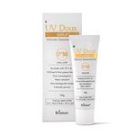 Brinton UV Doux Gold Silicone Sunscreen Gel SPF 50 pa+++ UVA/UVB With Broad Spectrum, Water Resistant Best SPF Sunscreen For Women, 50 g