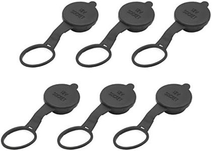 6 PCS Cigarette Lighter Socket Cover Cap Dust-proof and Waterproof 12V Outlet Lid for Car Motorcycle Rv Truck