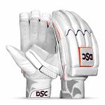 DSC Frost Leather Cricket Batting Gloves, Size - Youth, Left Hand