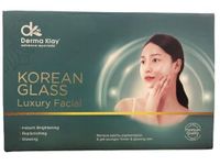 DERMA KLAY Ceramide Korean Glass Skin Facial Kit | Herbals Facial Kit | Skin Brightening And Anti Dullness Kit | Facial Kit & Peel Off Mask | SLS, Paraben Free for Women, Instant Brightening