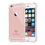 Vultic Clear Bumper Case for iPhone 6 Plus / 6S Plus, Shockproof [Reinforced Corners] TPU Crystal Lightweight Transparent Cover