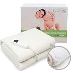 GreenLife® Fleece Massage Table Warmer (2 in 1)– Five Heat Settings, Cozy 0.5" Fleece Heating Pad, Overheat Protaction (30” x 72”) | (C)