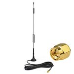 Eightwood 4G Antenna SMA Connector 7dbi Omnidirectional 868MHZ Antenna 4G External SMA Antenna with 3M RG174 Extension Cable Compatible for 4G LTE Wireless WiFi Router TP Link Dlink Belkin