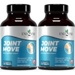 End2End Nutrition Joint Support Supplement with Glucosamine 1500mg, Chondroitin 400mg & MSM 400mg for Men and Women | Joint Health, Cartilage Support, Mobility and Flexibility - 120 Tablets