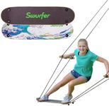 Swurfer The Original Tree Swing with Skateboard Seat Design and Adjustable Handles… (TreeSkate Waves)