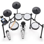 Alesis Nitro Max Kit Eight Piece Electronic Drum Kit with Mesh Heads and Bluetooth