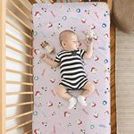 Rabitat Organic Cotton Flat Crib Sheet for New Borns and Infants - Totally Adorable