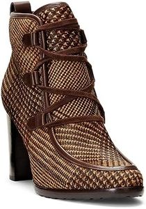 Ralph by Ralph Lauren Women's Mabel Fashion Boot, Brown Multi/Chestnut Brown, 8 US