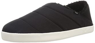 TOMS Men's Ezra Slipper , Black Matte Ripstop,9 UK