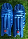 RK KAIME SPORTS Batting pad Test PU Leg Guard/pad Indian Blue, Mens, Right 27 Inches