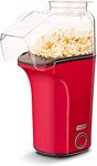 DASH Hot Air Popcorn Popper Maker with Measuring Cup to Portion Popping Corn Kernels + Melt Butter, 16 Cups - Red