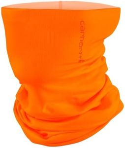 Carhartt Unisex-Adult Force Lightweight Neck Gaiter, Brite Orange, One Size