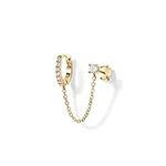PAVOI 14K Chained Earrings (Single,