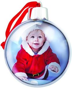 Neil Enterprises Inc. 2-Photo Ornament Ball - Pack of 24