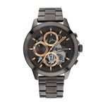 Tommy Hilfiger Analogue Multifunction Quartz Watch for Men with Gunmetal Stainless Steel Bracelet - 1710479