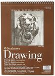 Strathmore 400-104 400 Series Drawing, Smooth Surface, 9"x12" Wire Bound, 24 Sheets