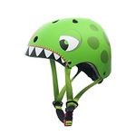 XIAPIA Kids Helmet Boys Girls Lightweight Toddler Bike Helmet for Cycling Scooter Skating, Multi-Sport Safety Toys 2 3 4 5 Years Old Children Boy Girl Cute Cartoon Adjustable Helmet, Green Dinosaur