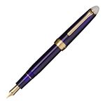 Sailor Fountain Pen|Four Seasons Woven Watersurface Frost Night Fine Point 11-0558-204 (Long Night)|Blue