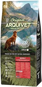Arquivet Original - 20 Kg - Pienso para Perros Adultos - Cerdo ibérico y arroz - Comida - Alimento seco Saludable- Alimentación Canina