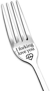 I Forking Love You Fork Gifts for Him Her Couples Gifts for Boyfriend Girlfriend Funny Christmas Birthday Gifts for Husband Wife Couple Forks