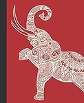 Notebook: Red Elephant Notebook|150