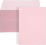 200 Sheets 5x7" Cardstock Paper Blank 250gsm/92 lb Thick Paper Heavyweight Cardstock Sheets Printable Cards Stock Paper for Printer, Wedding Invitations, Greeting Cards, Postcards, Photos(Light Pink)