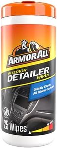 Armor All Car Detailer Wipes by Armor All, Interior Car Wipes for Dirt and Dust, 25 Count