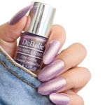 DeBelle Mademoiselle Mauve 2.0 Collection Nail Polish | Non UV Gel Finish | Seaweed Enriched | High color Payoff | Plump Finish | Toxic & Cruelty Free - 6ml (Appealing Aura)