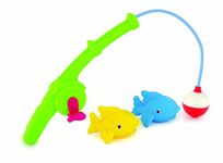 Munchkin Gone Fishin' Rod & Reel Magnetic Bath Toy Set (with 3 Distinct Underwater Bobbing Characters)