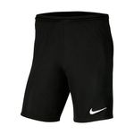 NIKE Unisex Kids Y Nk Dry Park Iii Nb K Sport Shorts, Black/White, XL UK