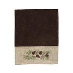 Avanti Linens Pine Branch Bath Towel, Medium, Mocha