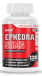 NutriJa Ephedra Extract 50mg (Standardized to 10:1) (120 Capsules)