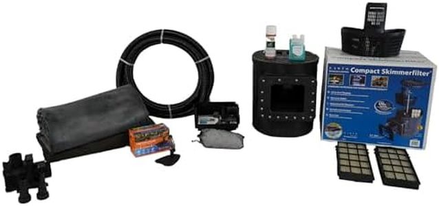 HALF OFF PONDS Simply Ponds 1,200 GPH Submersible Pump Pond Kit with 10' x 15' EPDM Rubber Pond Liner for Water Garden & Koi Pond