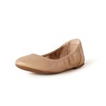 Amazon Essentials Women's Ballet Flat, Nude, 8 B US