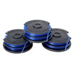 Greenworks .065-Inch Dual Line String Trimmer Replacement Spool 3-Pack 29242