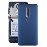 Mozomart Battery Door Back Panel/Back Glass Housing Body with Logo Compatible with Nokia 6.1 : Blue