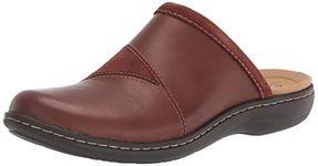 Clarks Women's Laurieann Kyla Clog, Dark Tan Combi, 7.5