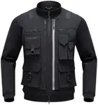 RIDEIRON Motorcycle Jacket with CE Armor, 3-in-1 Breathable Riding Jacket with Removable Vest, All-Season Biker Racing Gear L