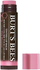 Burt's Bees 100% Natural Origin Tinted Lip Balm, Pink Blossom with Shea Butter and Botanical Waxes, 1 Tube, 4.25g