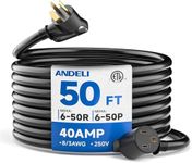 ANDELI 40Amp 50ft Welder Extension 