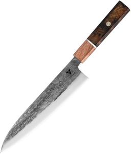 ARTIDGE 8″ Japanese Gyutou Chef Knife - High-Carbon Stainless Steel, Hand-Sharpened Razor Edge, Ergonomic Pakkawood Handle for Precision Slicing, Meat, Vegetables & Sushi with Premium Gift Box