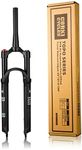 corki Cycles Mountain Bike Air Suspension Fork Manual Control 26'' Travel 120mm- QR 9mm- Tapered MTB Front Forks