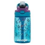 Contigo Kids Water Bottle Easy Clean Autospout with Straw, BPA-free stainless steel drinking bottle, 100% leak-proof, easy to clean, ideal for daycare