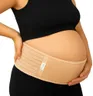Jill & Joey Maternity Belt - Belly Band for Pregnant Women - Back Brace & Belly Support - Pregnancy Must-Have - Back Pain Relief (Beige, Medium)