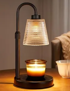 Innqoo Candle Warmer Lamp with Timer, Dimmable Candle Warmer for Jar Candles, Height Adjustable Wax Melts Warmer, Birthday Gifts for Women Mom, House Warming Gifts New Home Decor