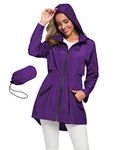 Women'S Raincoats Rain Jackets Trench Coats Lightweight Foldable Rain Jackets