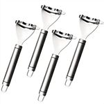 Magic Corn Peeler, Corn Peeler, Corn On The Cob Remover Tool, Corn Peeler for Corn On The Cob, Corn Thresher Tool (Sliver-4Pcs)