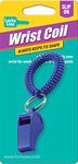 Lucky Line Products Wrist Coil with Whistle, 1 per Card, Assorted Colors (42301)